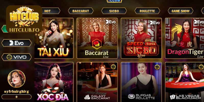 Thông tin cực kỳ cơ bản về casino HITCLUB