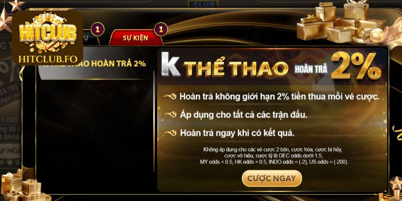Rất nhiều chương trình khuyến mãi HITCLUB
