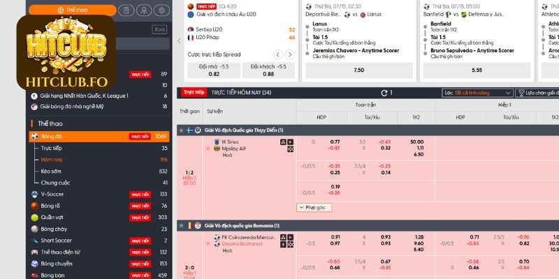 Chuyên mục thể thao HITCLUB có gì hot?